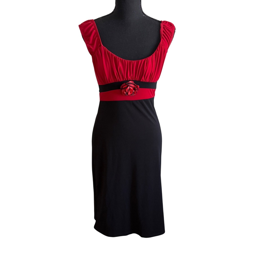 Vintage Fredericks of Hollywood Y2K Red Babydoll Dress Small Fairy Grunge Gothic